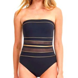 Gottex women’s onyx bandeau one piece